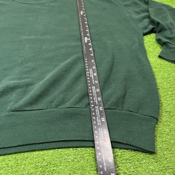vintage jerzees crewneck sweatshirt 2XL Forest Green Solid pullover 90s XXL EUC - Picture 4 of 5
